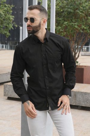 Camisa Tradicional manga longa 100% algodão